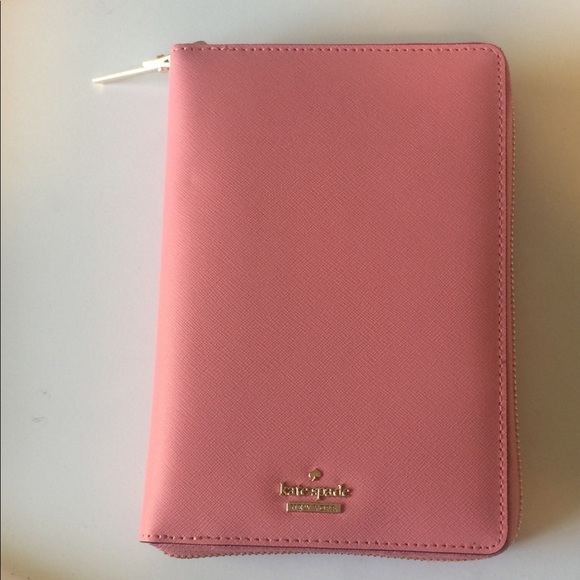 kate spade Accessories - KATE SPADE CAMERON STREET LEATHER AGENDA PINK NWOT